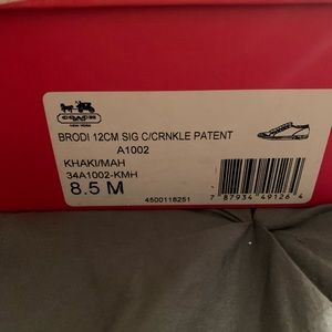 Coach shoes